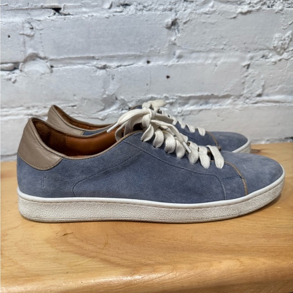 Frye Alexis Low Lace Aqua Suede Sneakers size‎ 9 - Picture 6 of 11